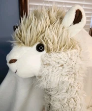 REALISTIC Llama Alpaca Stuffed Plush XL 32” Jumbo Big Large Fuzzy Walmart 
