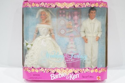 1996 BARBIE & KEN WEDDING FANTASY  GIFT SET - 17243 - ORIGINAL BOX UNOPENED  e21