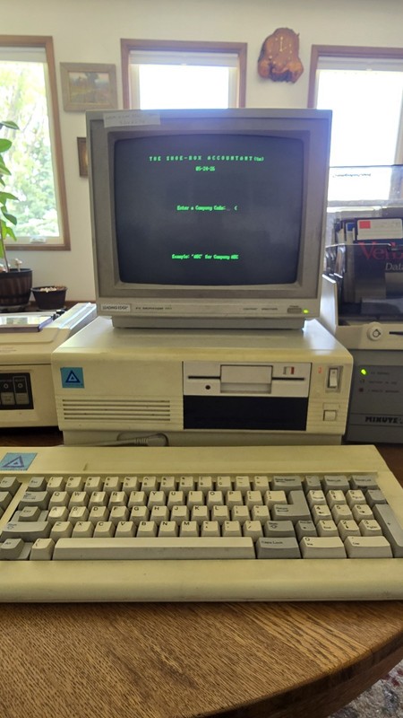 1985 PC Leading Edge Model DC2011, NAP LE Monitor, LE DC-2014 Blue Alps KB