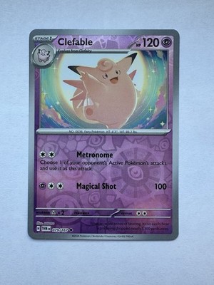 Pokémon TCG Clefable SV06: Twilight Masquerade 079/167 Reverse Holo Uncommon