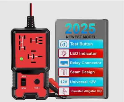 #ad #ad New Automotive Electronic Relay Car Relay Tester Universal 12 V LED Indicator $7.99