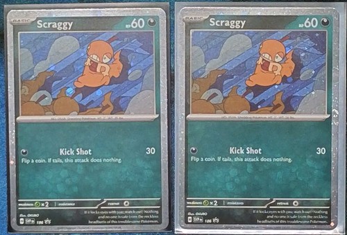Scraggy (Cosmos Holo) 186 SVP Promo Scarlet & Violet Promo Pokemon