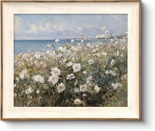 Framed Canvas Wall Art Room Decor, Vintage Landscape Wall Art for Home Decor ...