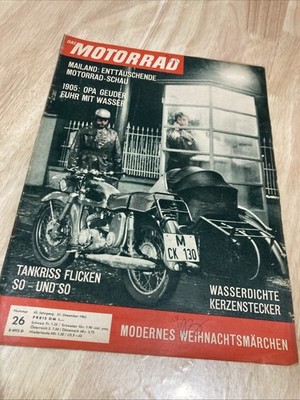Motorcycle Magazine ''DAS MOTORRAD'' No. 26 1963 Milan Show Etc.
