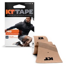 KT Tape, Pro Synthetic Kinesiology Athletic Tape, 20 Count, 10  Precut Strips,