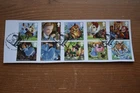 GB 2015 Alice in Wonderland, Stamps on Piece, Used, ex FDC