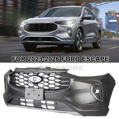 Front Bumper Cover Grille Assembly Kit For 2023 2024 2025 2026 Ford Escape