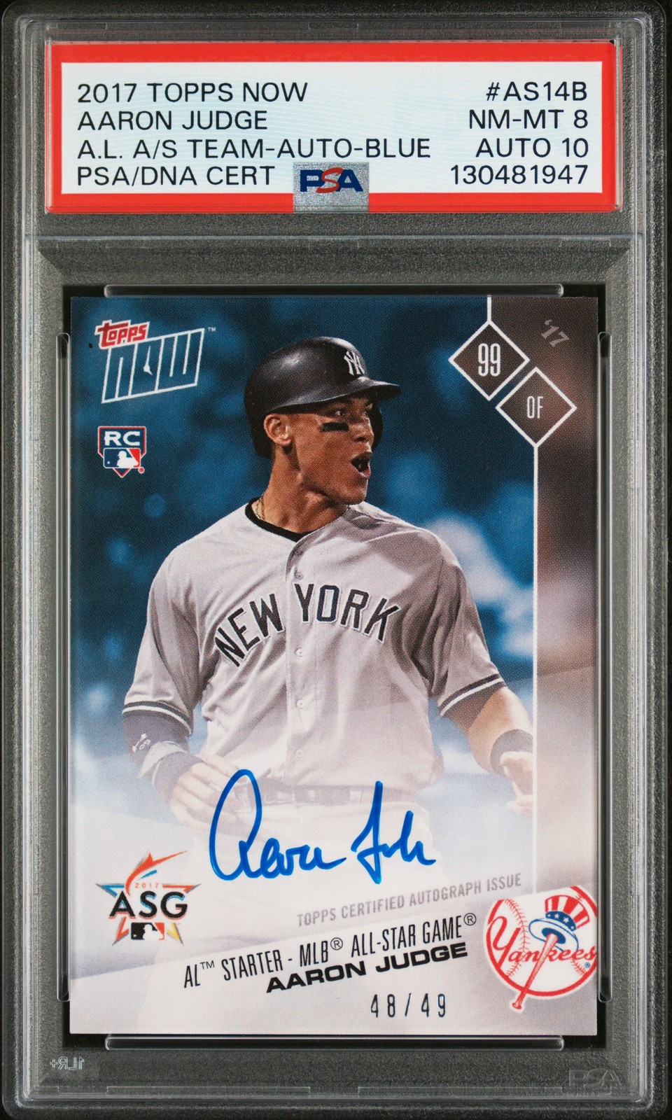 8 Great Aaron Judge Rookie Cards and 99 Most Watched Auctions
