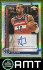 Alex Sarr 2025-26 Topps Chrome Refractor Auto Washington Wizards #TCA-AS