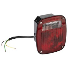 Grote 50920 Stop/Turn/Tail Light, Square, Red, 5-3/4" L