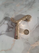 Solid Brass Designer Head Handle for Victorian Wooden Walking Stick   Gift Cane