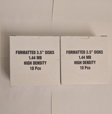 2x Formatierte 3.5 Disketten 1.44MB High Dens...