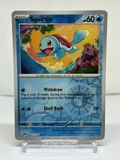 Squirtle 7/165 - REVERSE HOLO - SCARLET & VIOLET 151 2023 - POKEMON TCG