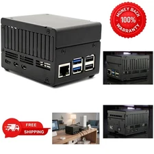 Customizable Raspberry Pi 5 Case with HAT Support and Efficient Cooling