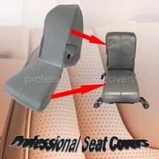 2x For 1999-2010 Ford F250 Super Duty Front Folding Jump Seat Leather Cover Gray 2x For 1999-2010 Ford F250 Super Duty Front Folding Jump Seat Leather Cover Gray