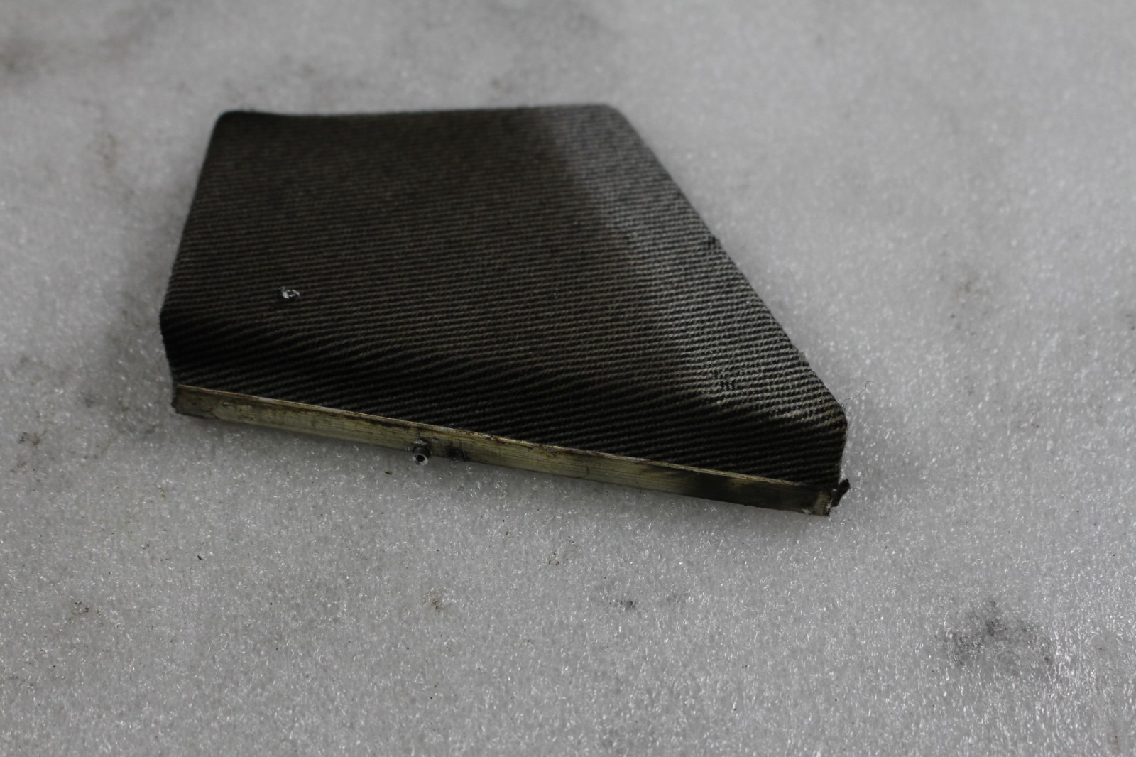 Ferrari 308, RH, Under Back Window Trim Panel, Smoke Dmg, Used, P/N 60998100