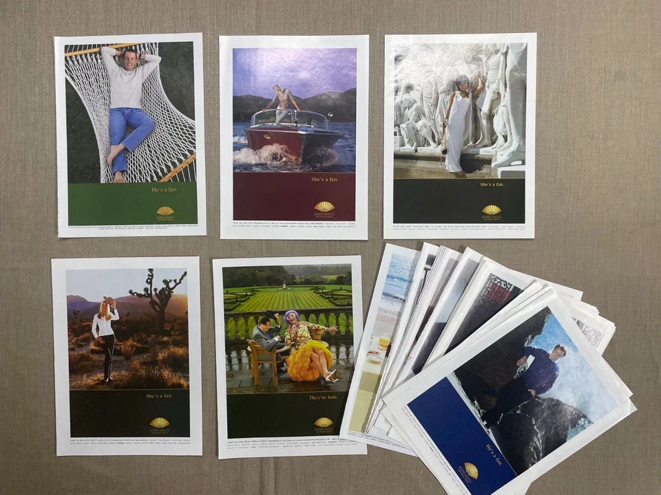 Mandarin Oriental Hotel Magazine Advertisement lot of 25 Ads 2000s Celebrities o - Image 2 of 4