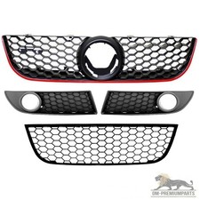 Kühlergrill Stoßstangengitter Wabengitter Kühlergitter passt für VW Polo 9N3 GTI