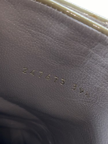 Gucci Olive Patent Leather Block Heel Bootie W 9 - Picture 5 of 11