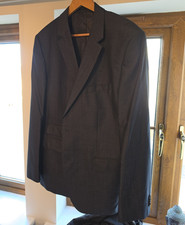 BOSS Men’s 2-Piece Slim Fit Wool/Silk Twill Blue Suit EU 54 (44R)