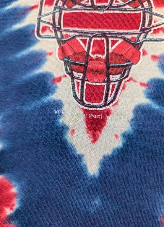 Vintage St. Louis Cardinals Shirt Mens XL MLB Baseball Tie Dye Liquid Blue 90s - Image 2 of 4