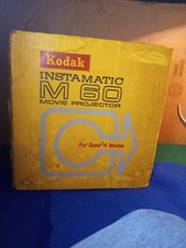 Vintage 1965 Kodak Instamatic M 60 M60 Super 8 Movie Projector in Box NOS SEALED