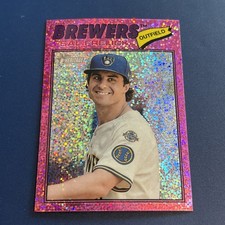 2026 Topps Heritage - Sal Frelick #195 Chrome Pink Sparkle Refractor