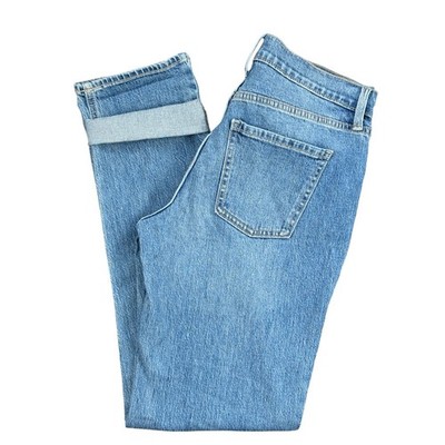 A3 Old Navy Wow Boyfriend Jeans Womens Size 4 28 Mid Rise Denim Light Wash