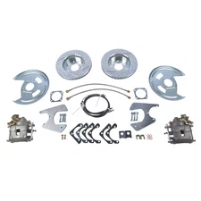 Rear Disc Brake Conversion Kit w/ Brake Cables Std Rotors for GM A F-Body 64-77