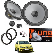 Kit 4 Casse Altoparlanti HERTZ K165 Anteriori per Seat Ibiza 6L dal 2001 300W