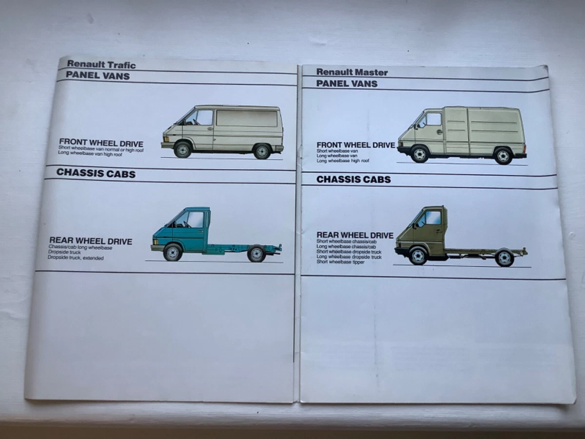 Renault van hotsell price list
