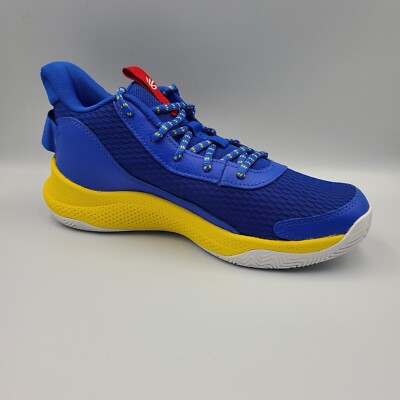 シューズ(男性用) Curry7 Curry 3Z7 Under Armour Yellow And Blue Sneakers Size US 6.5M 8.0W