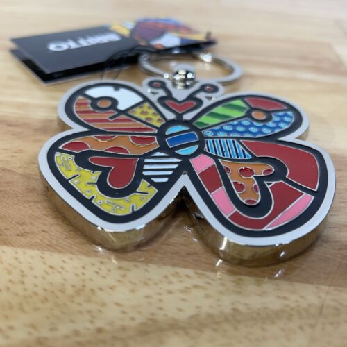 Romero Britto Butterfly Key Chain - #333163 NEW - Picture 4 of 9