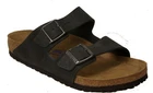 BIRKENSTOCK 0752481 ARIZONA black oiled leather NORMAL regular fit soft FOOTBED
