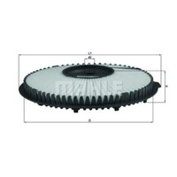 Mahle Luftfilter LX 890 FüR Mitsubishi Lancer IV 1.5 12V 1.3 Colt III