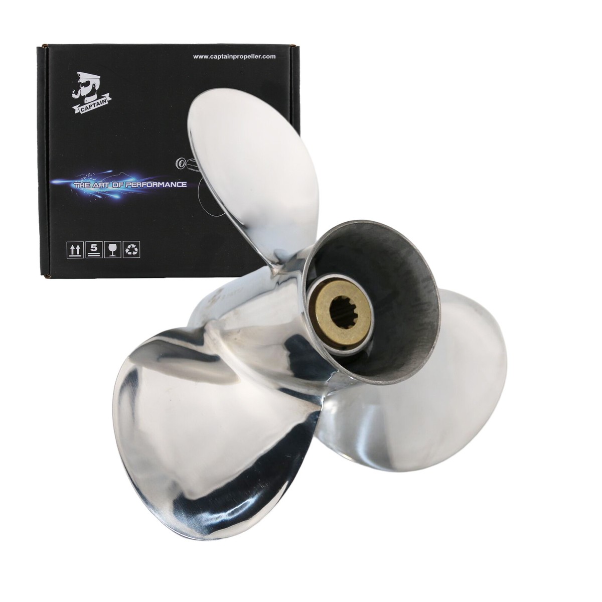 For Suzuki Stainless Steel Propeller 9.25x11 RH OEM 10 Spline Boat