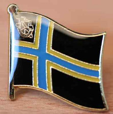 Caithness Scotland County Flag Enamel Pin Badge UK Great Britain