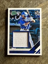 2019 Donruss Leody Taveras ⚾️ Rated Prospects Material Relic /99 ~ Rangers