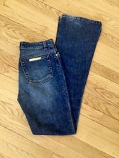 SUPER COOL ROBERTO CAVALLI JEANS WITH GOLD PLATE S