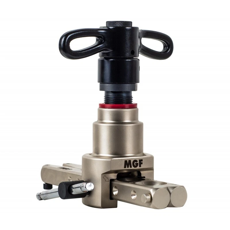 FLANGIATUBO CARTELLATRICE TUBI RAME A FRIZIONE E CRICCHETTO DA 1/4" A 3/4" OLIO - Immagine 2 di 4