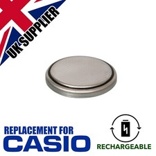 Batteria orologio ricaricabile di ricambio nuova per CASIO Pro Trek PRG-60 & PRG-70/D