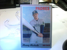 2019 Topps Heritage 1970 Topps Cloth Stickers #20 - Manny Machado HN  19-195