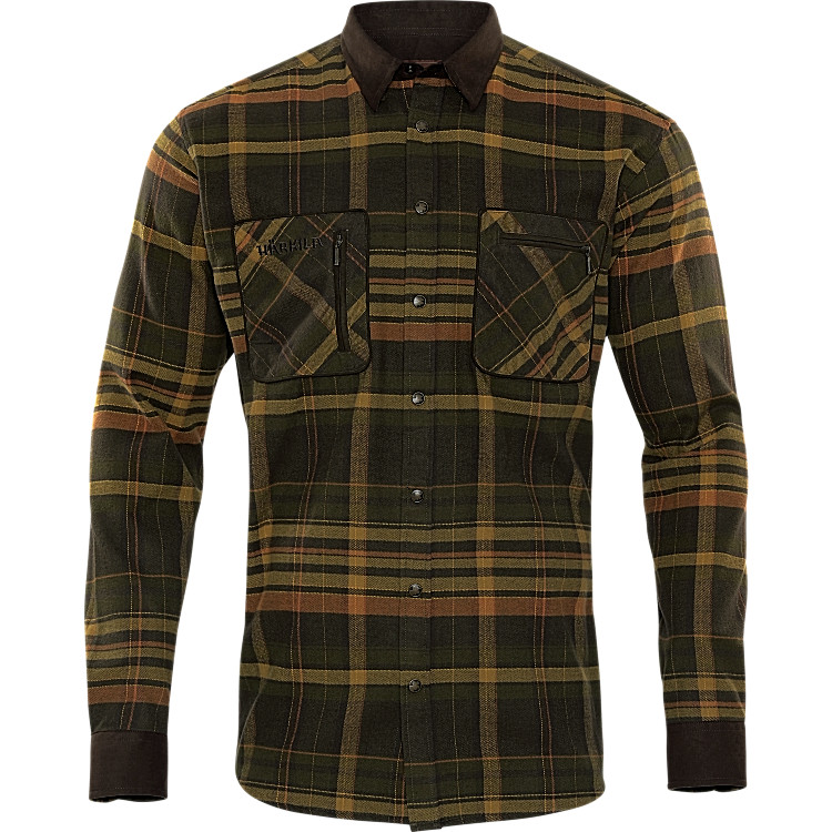 Härkila Hunting and Leisure Shirt Pajala - Autumn/Winter - Flannel - Green/Brown