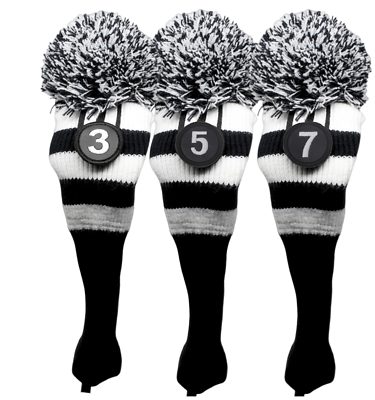 3 5 7 Set Vintage Bommel Abdeckung Kopfbedeckungen Strick Socken