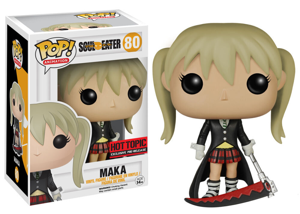 FUNKO SOUL EATER MAKA 80フィギュア Funko Pop Maka #80 Soul Eater Vaulted Vinyl Action Figure