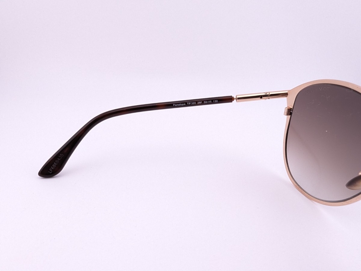 Tom Ford Eyeglasses, Frames Only, Penelope TF320 28F, 59-15-130