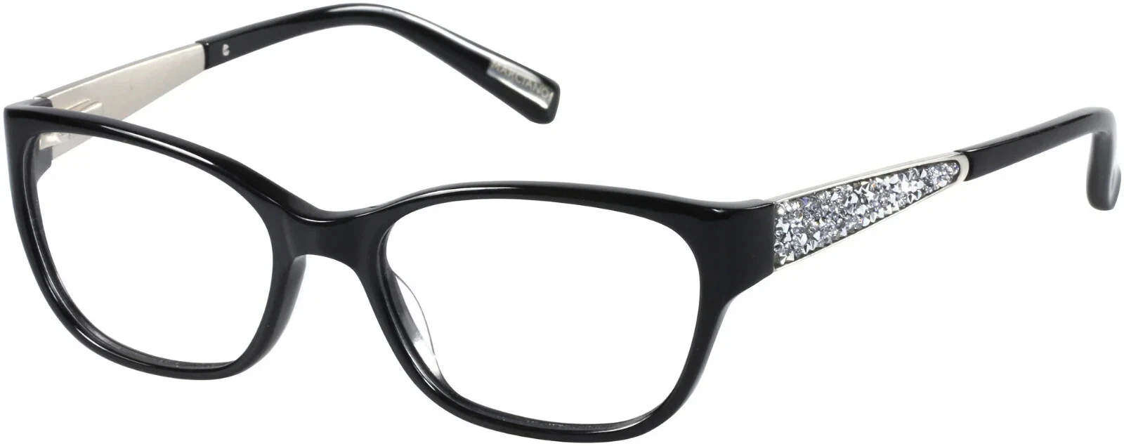 Marciano By Guess GM243 Black BLK Plastic Eyeglasses Frame 50 16 135 W Stones