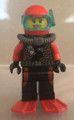 LEGO ®-Minifigur Town - Taucher weibl. 60090 60091 60092 60093 60095 - cty0559 - Bild 1 von 4