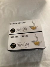 2 Pack Bird Lemon Lime Squeezer - Manual Lemon Citrus Juicer - Bird Shaped Lemon