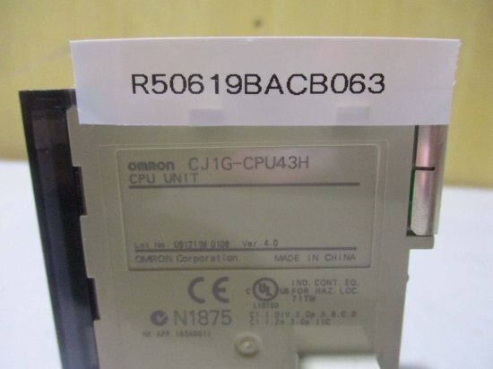 CPU OMRON CJ1G-CPU43H CJ1G-CPU43H Omron In stock and ready to ship - Santa Clara